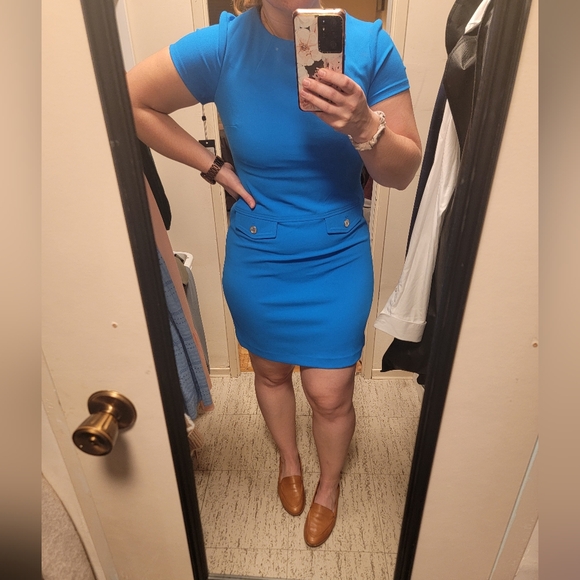 BNWT Tommy Hilfiger Blue Dress - Picture 1 of 6